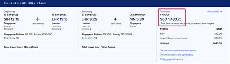 singapore airlines book flights